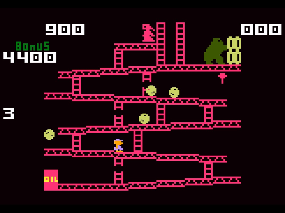 Gameplay of Donkey Kong for Intellivision